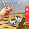 Cặp muỗng Chockmen cán tròn khắc vân inox 18/10 - Muỗng ăn lẩu, múc canh, chỉ 129k