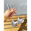 Cặp muỗng Chockmen cán tròn khắc vân inox 18/10 - Muỗng ăn lẩu, múc canh, chỉ 129k 10
