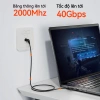 Cáp RJ45 Cat8 40Gbps 2.000MHz Zoerax - Dây mạng xoay 360 mạ vàng đen 0.5-5m, hỗ trợ PoE/LAN, giảm giá 22% 5