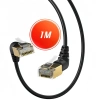 Cáp RJ45 Cat8 40Gbps 2.000MHz Zoerax - Dây mạng xoay 360 mạ vàng đen 0.5-5m, hỗ trợ PoE/LAN, giảm giá 22% 10