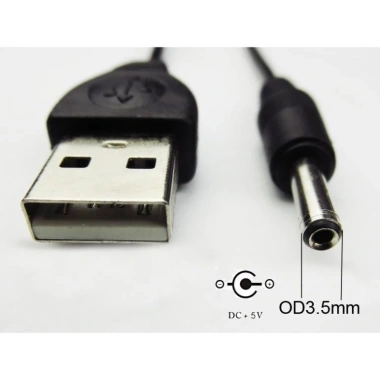 Cáp Sạc Loa Đầu Tròn 3.5mm + 5.5mm Dây 80cm Phóng Thanh LKP - Giá chỉ 22.000 VND
