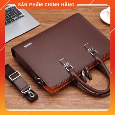 Cặp Xách Nam Công Sở Da Siêu Bền 2 Màu Đen Nâu - Giá 990k Giảm Sốc