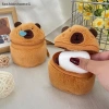 Capybara Dây Kéo Ví Tiền Xu Hình Trụ, Túi Son, Tai Nghe, Dây Chuyền Bé Gái 48.708₫
