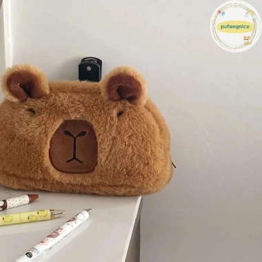 Capybara Dễ Thương - Túi Bảo Quản Bút Chì, Hộp Đựng Bút, Dung Lớn, Giá 37.584 VND