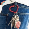 Carabiner Trái Tim Tình Yêu Chữ DIY Móc Khóa Di Động Kim Loại Bule Giá 81.070 VND 7