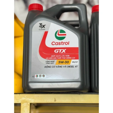 Castrol GTX 5W30 mẫu mới - Dầu nhớt bảo dưỡng xe, giảm giá 570.000₫ tại Mrdan