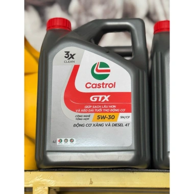 Castrol GTX 5W30 mẫu mới - Dầu nhớt bảo dưỡng xe, giảm giá 570.000₫ tại Mrdan