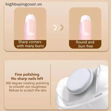 Cắt Móng Tay Điện Cho Bé Đèn Đánh Bóng, Bấm Móng, 3 Tốc Độ Điều Chỉnh - HOT 53.600₫ 5 Cắt Móng Tay Điện Cho Bé Đèn Đánh Bóng, Bấm Móng, 3 Tốc Độ Điều Chỉnh - HOT 53.600₫ 5