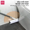 Cây chà sàn Deli đầu chữ V - chổi cọ thông minh, xoay 180°, kéo dài linh hoạt 2