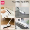 Cây chà sàn Deli đầu chữ V - chổi cọ thông minh, xoay 180°, kéo dài linh hoạt 8