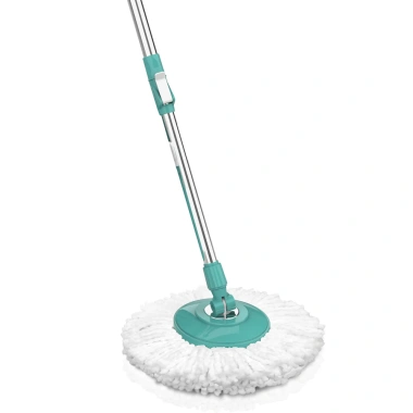 Cây chổi lau nhà 360° thân inox và mâm nhựa C1 to dày - Giá chỉ 152.000đ