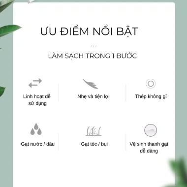 Cây gạt nước sàn đa năng thông minh, gạt vệ sinh kính, chống trơn trượt - Giá 39.000đ (giảm từ 49.920đ)