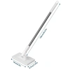 Cây lau bụi HAPPYLEAF kẹp 360 - Đầu xoay rảnh tay, 3 loại vải tái sử dụng, làm sạch sàn nhanh 2