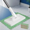 Cây lau bụi HAPPYLEAF kẹp 360 - Đầu xoay rảnh tay, 3 loại vải tái sử dụng, làm sạch sàn nhanh 5