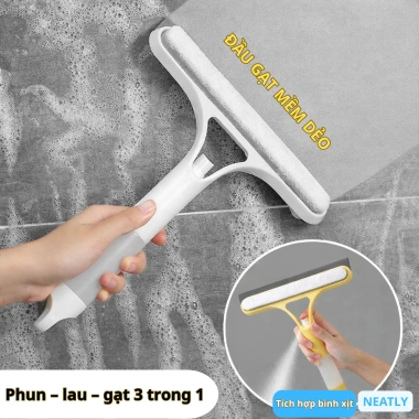 Cây lau kính Neatly đa năng 3 trong 1 kèm bình xịt và gạt nước - Giá chỉ 35.750đ