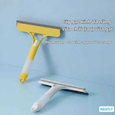 Cây lau kính Neatly đa năng 3 trong 1 kèm bình xịt và gạt nước - Giá chỉ 35.750đ