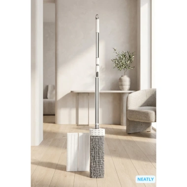 Cây Lau Nhà 3 trong 1 Microfiber 42cm Bàn Lau Lớn, Lau Khô Đa Năng, Giá 126k 4