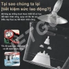 Cây lau nhà JETGO tay quay 360 độ, xô kim loại thép không gỉ, nắp thoát nước nhanh 3