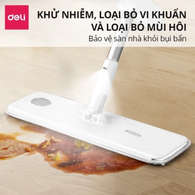 Cây lau nhà phun sương DelixVusign tự vắt thông minh, cao cấp, tiện lợi, sạch mọi ngóc ngách - Giá 399.000₫