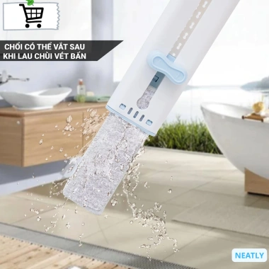 Cây lau tự vắt mini Neatly 02 bông thấm hút tốt - Lau bếp, kính, gạt nước, chỉ 81.200₫ 2