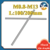 Cây ty ren thép trắng M0.8-M13 100/200mm - Độ bền cao, Giá ưu đãi 63.726 VND, giảm từ 79.658 VND cho công nghiệp 2