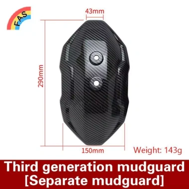Chắn bùn xe máy và xe điện sợi carbon đa năng - Giá chỉ 65.100₫, giảm tới 20%