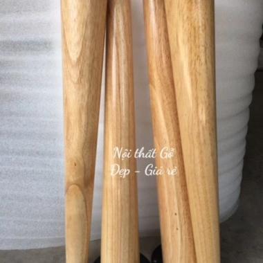 Chân Gỗ Bo Tròn Độ Cao 10-50cm Kèm Pát Sắt, Sơn Chống Thấm và Mối Mọt, Giá 55.000đ 2 Chân Gỗ Bo Tròn Độ Cao 10-50cm Kèm Pát Sắt, Sơn Chống Thấm và Mối Mọt, Giá 55.000đ 2