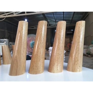 Chân Gỗ Bo Tròn Độ Cao 10-50cm Kèm Pát Sắt, Sơn Chống Thấm và Mối Mọt, Giá 55.000đ 10 Chân Gỗ Bo Tròn Độ Cao 10-50cm Kèm Pát Sắt, Sơn Chống Thấm và Mối Mọt, Giá 55.000đ 10