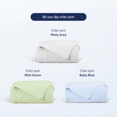 Chăn Lạnh Ru9 Ice Blanket 2x2m - Mát Lạnh, Điều Hòa Nhiệt Độ, Trơn Mịn, Nhiều Màu