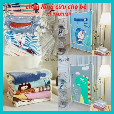 Chăn lông cừu nhập khẩu cao cấp cho bé 100x140cm Siêu mềm dễ thương giá ưu đãi 170k 5