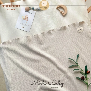 Chăn Mesh Cotton bé Mochee 90x120cm MC640 - Siêu mềm, Giá ưu đãi 290.000đ 6