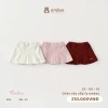 Chân Váy Bé Gái Embes Xếp Ly Dáng Tennis, Nhung Tăm Dày Dặn, 8-18kg, Giá 168k