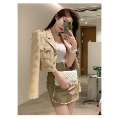 Chân Váy Cardigan Nữ Dài Tay Hàn Quốc - Bộ 2 Chiếc Mù Thu Che Thịt Ôm Mông, Phù Hợp Đi Làm, Giảm Giá Đến 298k 2
