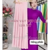 Chân váy đầm đụp áo dài cách tân vải lụa Mỹ, quần xòe rộng dự tiệc Tết 3