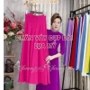 Chân váy đầm đụp áo dài cách tân vải lụa Mỹ, quần xòe rộng dự tiệc Tết 4