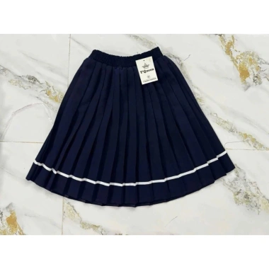 Chân váy xếp ly xanh than + quần bảo hộ cho bé gái, đồng phục học sinh nữ tiểu học, chỉ 99.000₫ 2