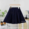 Chân váy xếp ly xanh than + quần bảo hộ cho bé gái, đồng phục học sinh nữ tiểu học, chỉ 99.000₫ 3
