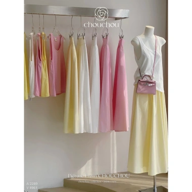 Chân váy xô vàng CHOU CHOU size S mới chưa mặc - Giá ưu đãi 399.000 VNĐ