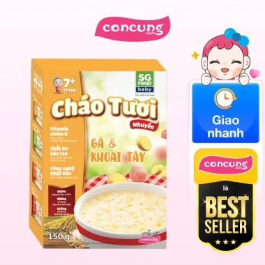 Cháo tươi nhuyễn Gà & Khoai tây 150g Giá chỉ 19.000đ, dinh dưỡng cho bữa sáng 2