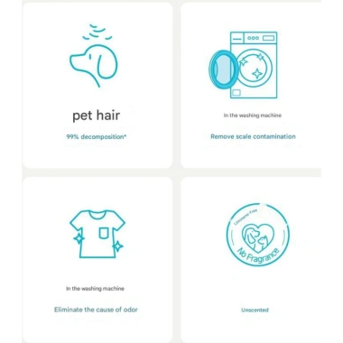 Chất tẩy rửa máy giặt FiJi PET 2 gói + Quà tặng arr Pet Spa Loại bỏ tóc và mùi thú cưng - An toàn, 409.596 VND 8