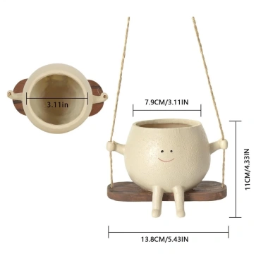 Chậu Cây Resin Treo Tường Đa Năng cho Cây Trong Nhà & Ngoài Trời – Thiết Kế Độc Đáo Chenhomvn, Giá Ưu Đãi 228.800₫