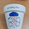 Chậu đất nung vẽ hình cute không phai không trôi màu, giá chỉ 7.500₫ 3