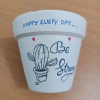 Chậu đất nung vẽ hình cute không phai không trôi màu, giá chỉ 7.500₫ 7
