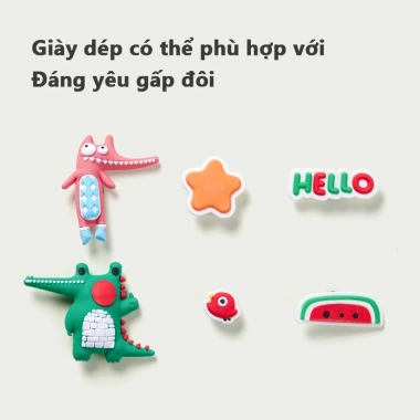 Cheerful Mario Dép Cross Họa Tiết Thời Trang 2.023 DIY Giá 49.896 VND 6