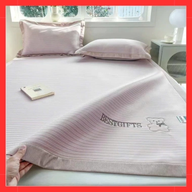 Chiếu Điều Hòa Băng Lạnh Gấu BESTGIFTS - Siêu Mát, Thoáng Khí, Lụa Bền Đẹp, Giặt Máy 590k 5