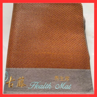 Chiếu mây tự nhiên HEALTH MAT nhập khẩu cao cấp, lạnh điều hòa, chun cài góc, kèm 2 vỏ gối - chỉ 690.000 VND 6
