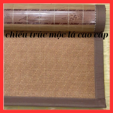 Chiếu Trúc Mộc Lá Cao Cấp - In Hoa Sang Trọng, Siêu Mát, Gấp Gọn, Size Giường Ngủ 320k