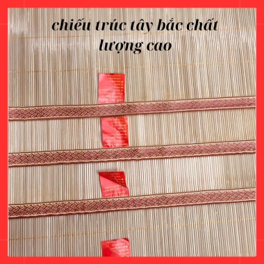Chiếu Trúc Tăm Tây Bắc 100% Tự Nhiên – Mát Lạnh, Viền Chắc Chắn, Nằm Hè Không Nóng 145k 6