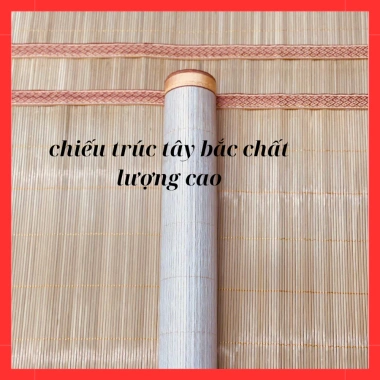 Chiếu Trúc Tăm Tây Bắc 100% Tự Nhiên – Mát Lạnh, Viền Chắc Chắn, Nằm Hè Không Nóng 145k 8
