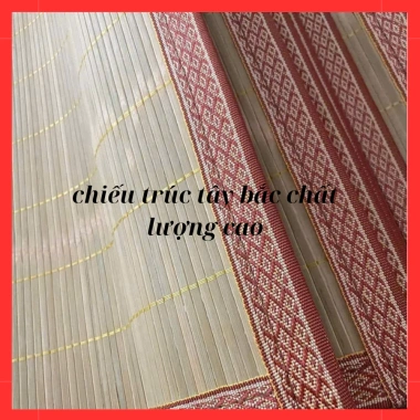 Chiếu Trúc Tăm Tây Bắc 100% Tự Nhiên – Mát Lạnh, Viền Chắc Chắn, Nằm Hè Không Nóng 145k 10